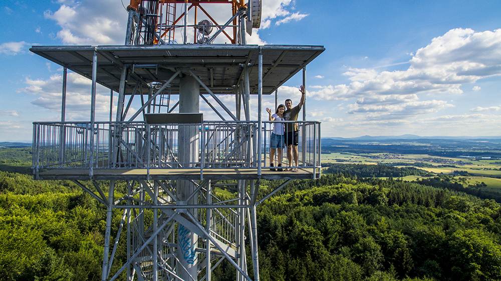 Na kole Píseckými horami