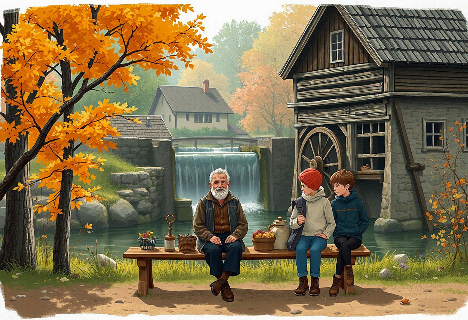 Příběh vodního mlýna v Hoslovicích